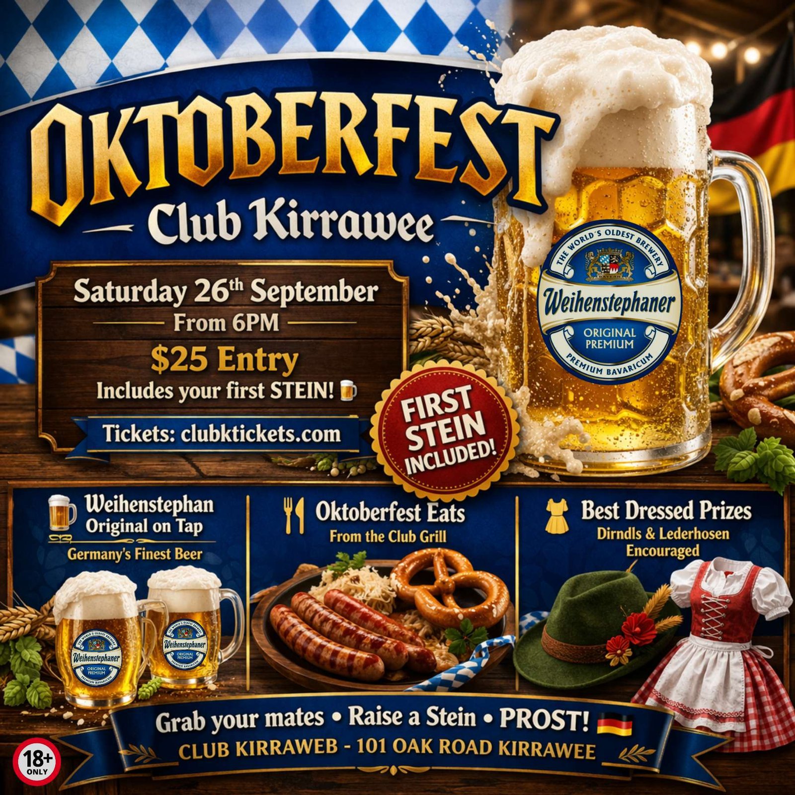 Oktoberfest - Saturday 26th September