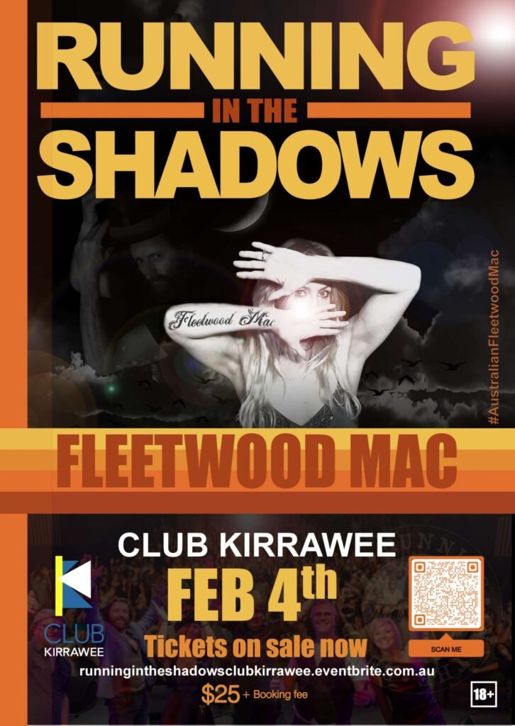 Running in the Shadows – Fleetwood Mac poster