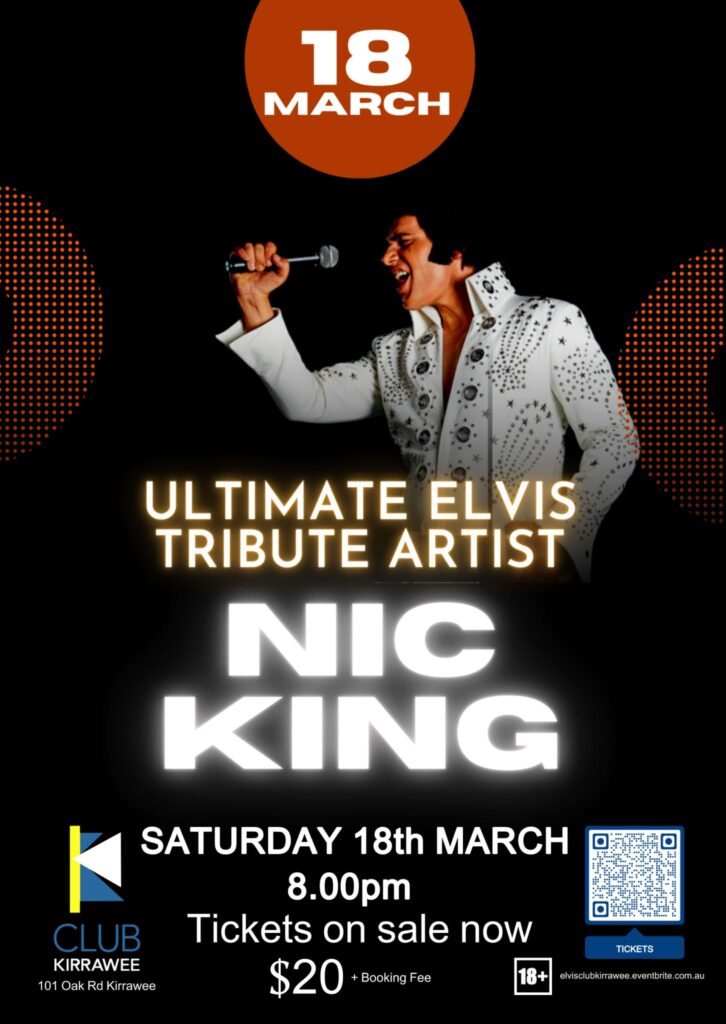 Nic King – Ultimate Elvis Tribute Artist poster