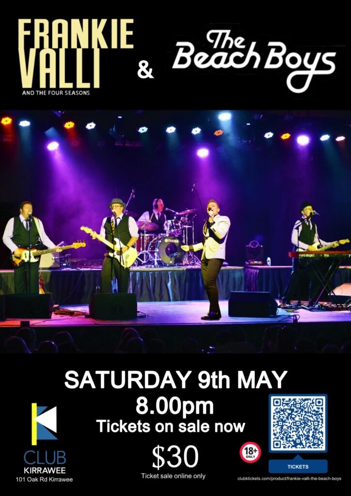 Frankie Valli & The Beach Boys poster